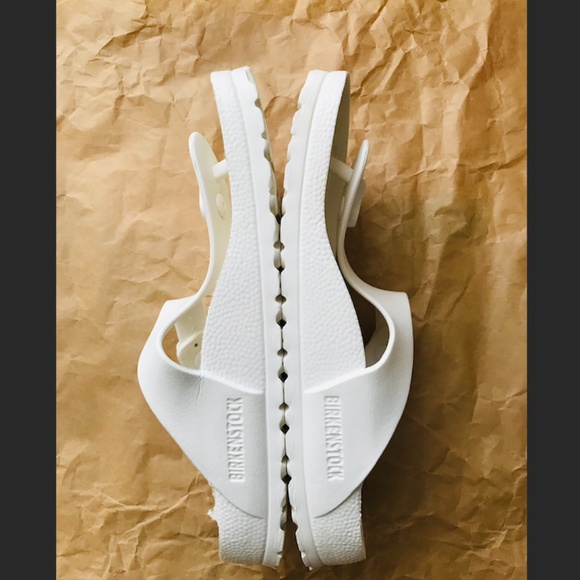 White Birkenstock Gizeh sandals 38/ L7/M5 - Picture 2 of 6
